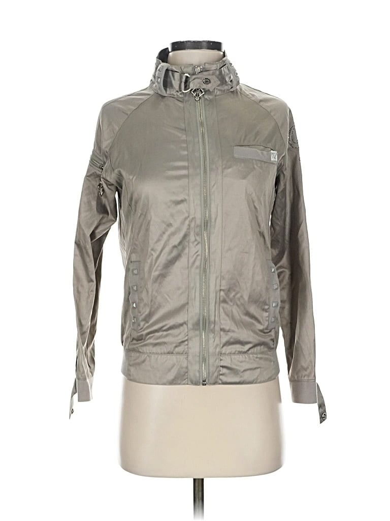 Pre-owned Assorted Brands Jacket In Gray