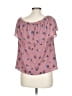 ING Pink Short Sleeve Blouse Size L - photo 2