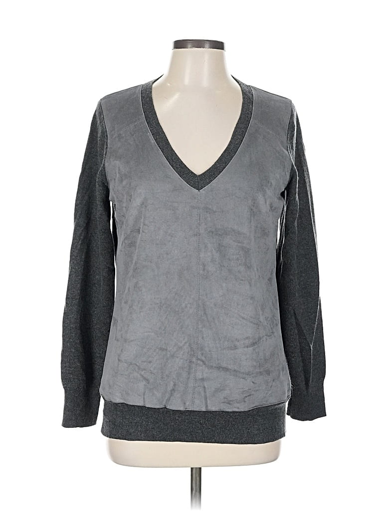 Pre-owned Banana Republic Pullover Sweater In Gray