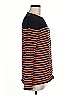 Pura Cashmere 100% Cotton Stripes Black Pullover Sweater Size M - photo 4