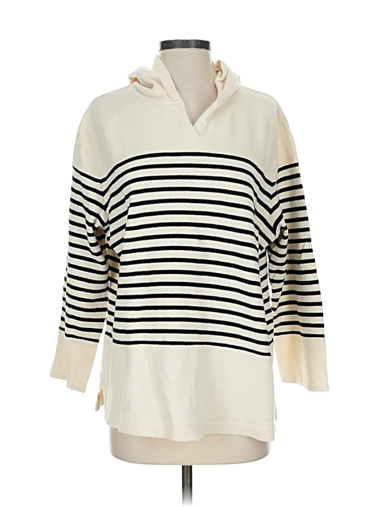 Pre-owned Villager Sport By Liz Claiborne Pullover Sweater In White