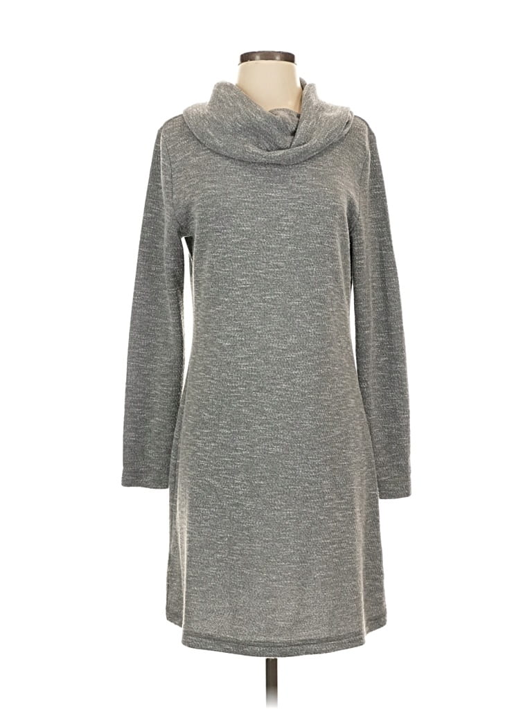 Pre-owned Ann Taylor Loft Outlet Casual Dress In Gray