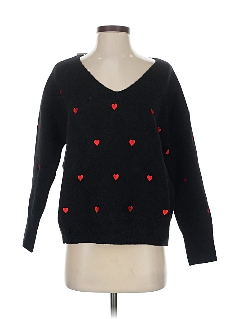 Pre-owned Unbranded Pullover Sweater In Black