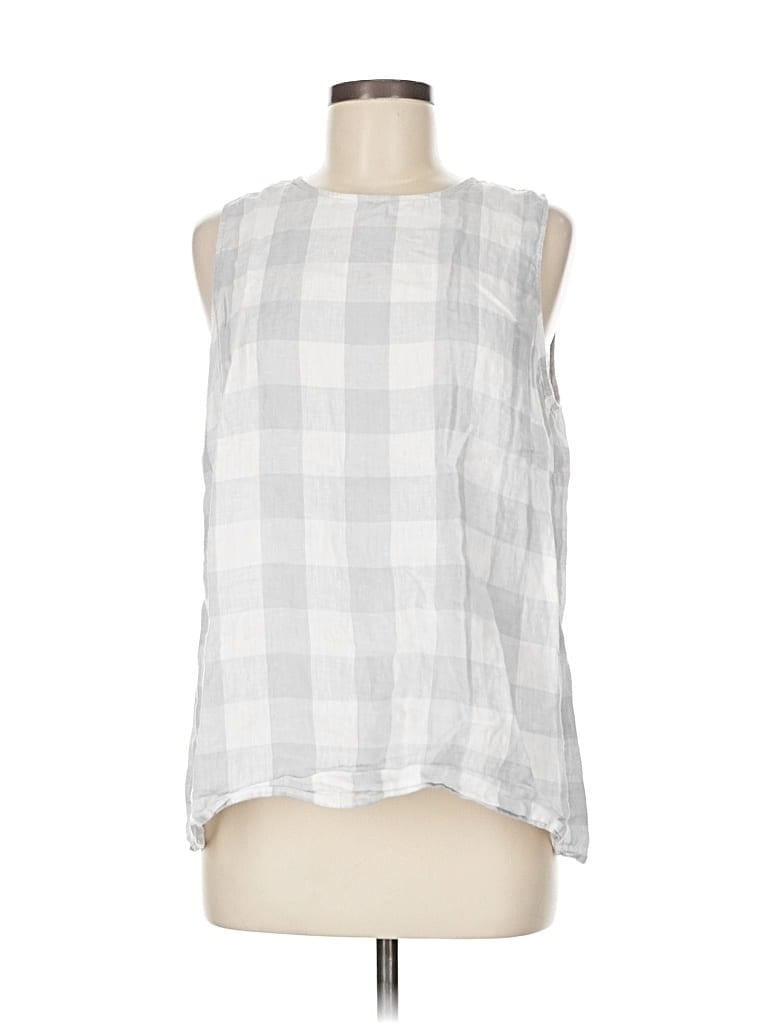 Click to view more detailed imagery on our partner's website Pre-owned Jjill Sleeveless Blouse In Silver