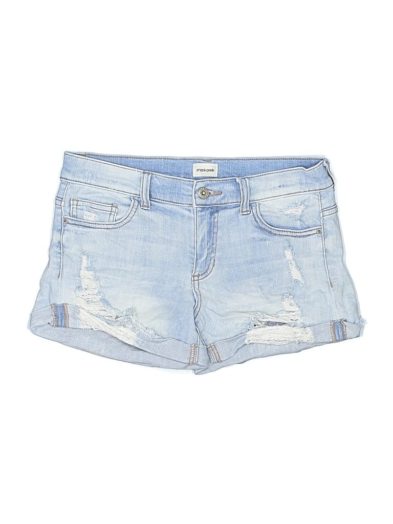 Click to view more detailed imagery on our partner's website Pre-owned Sneak Peek Denim Shorts In Blue