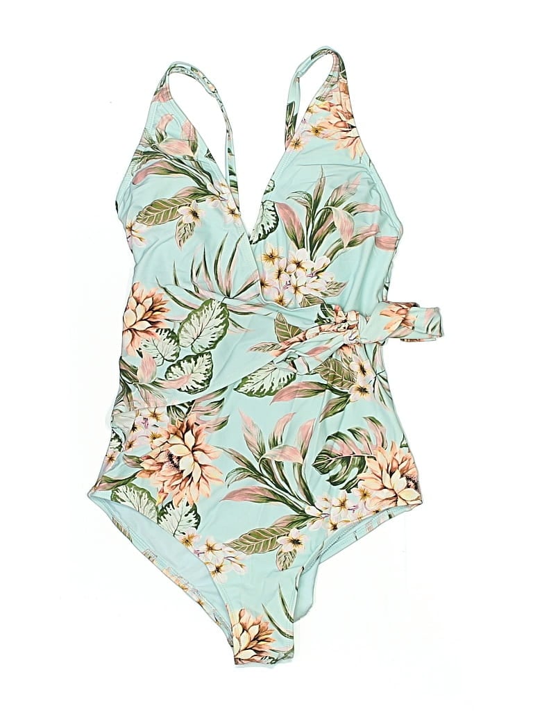 Pre-owned Kona Sol One Piece Swimsuit In Blue