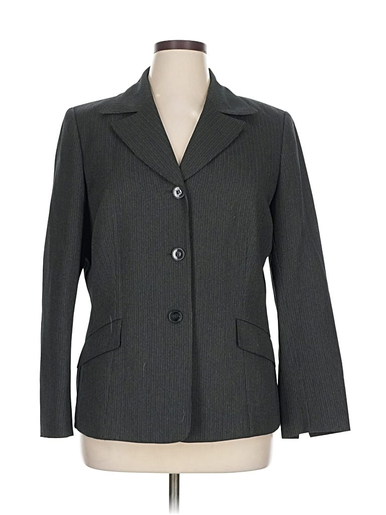 Pre-owned Le Suit Blazer Jacket In Gray