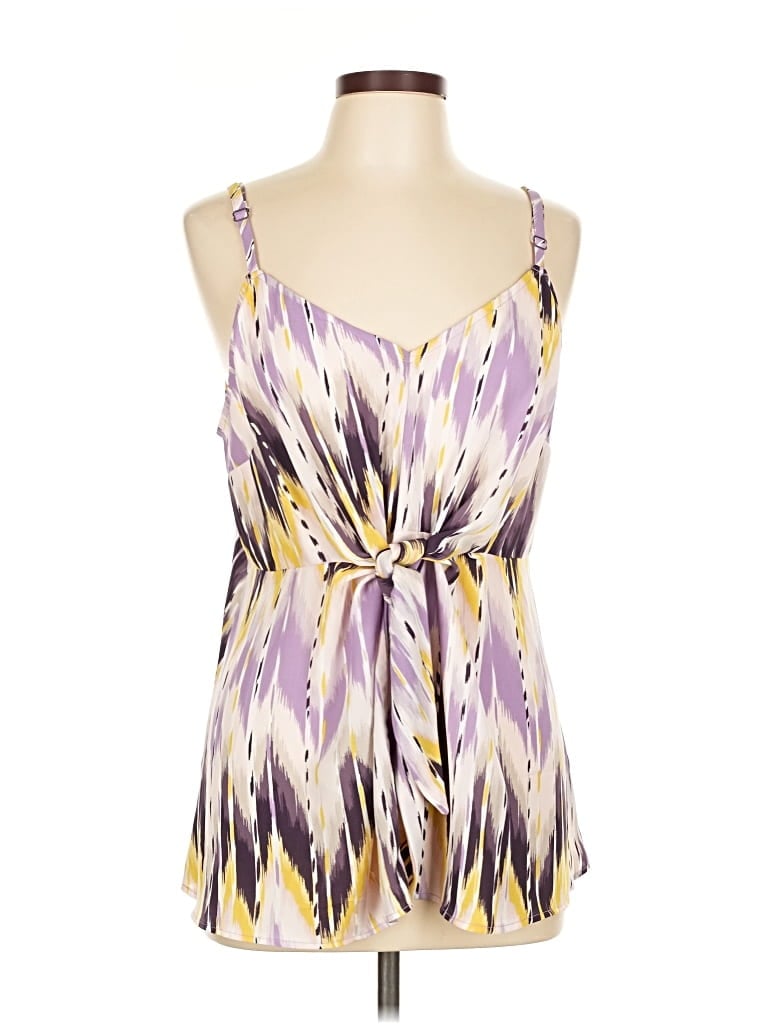 Torrid Sleeveless Blouse In Purple