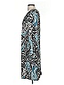 D.J. Summers Print Teal Black Casual Dress Size S - photo 5