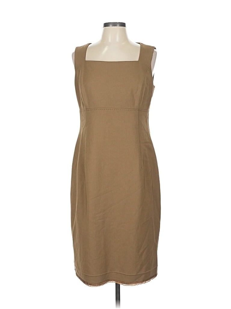 Pre-owned Worth New York Casual Dress In Brown