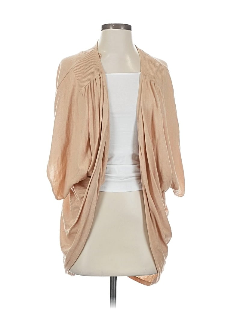 Pre-owned Bisou Bisou Cardigan Sweater In Brown