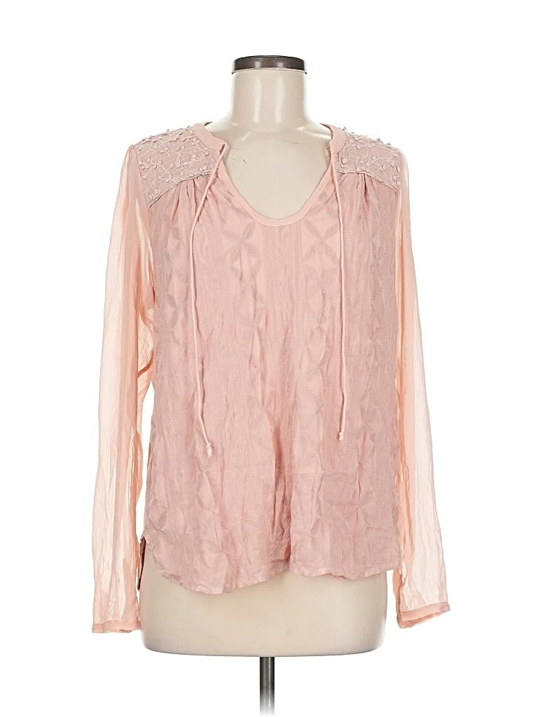 TINY Pre-owned Long Sleeve Blouse In Pink