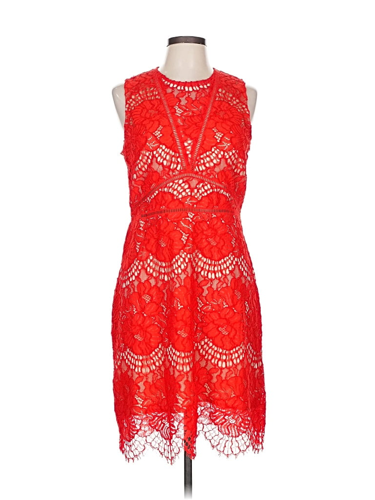 Pre-owned H&m Cocktail Dress In Red