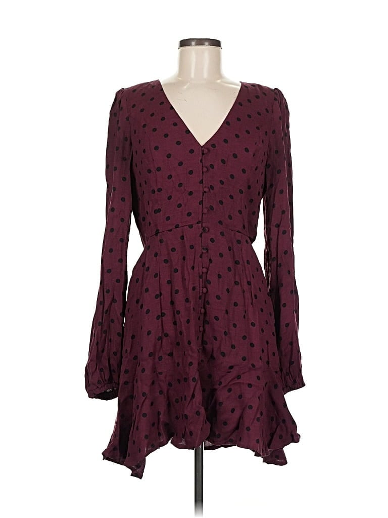 Click to view more detailed imagery on our partner's website Pre-owned Afrm Casual Dress In Burgundy