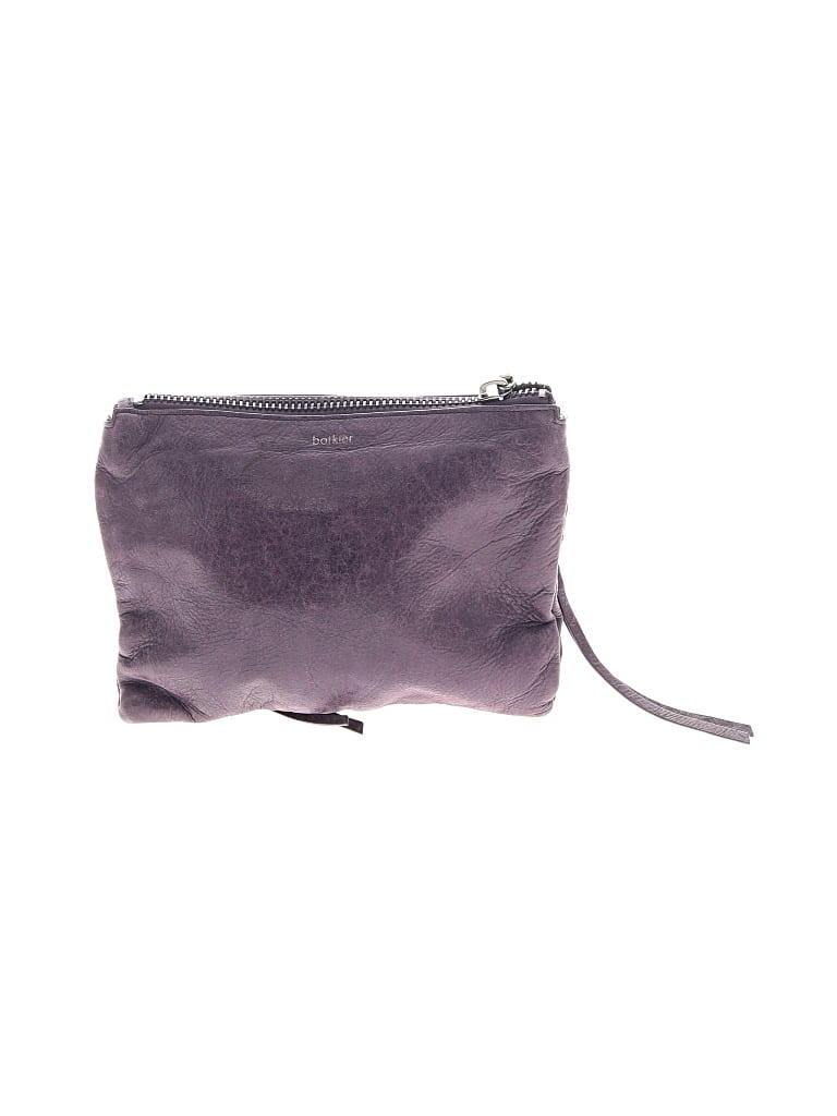 Pre-owned Botkier Leather Clutch In Purple