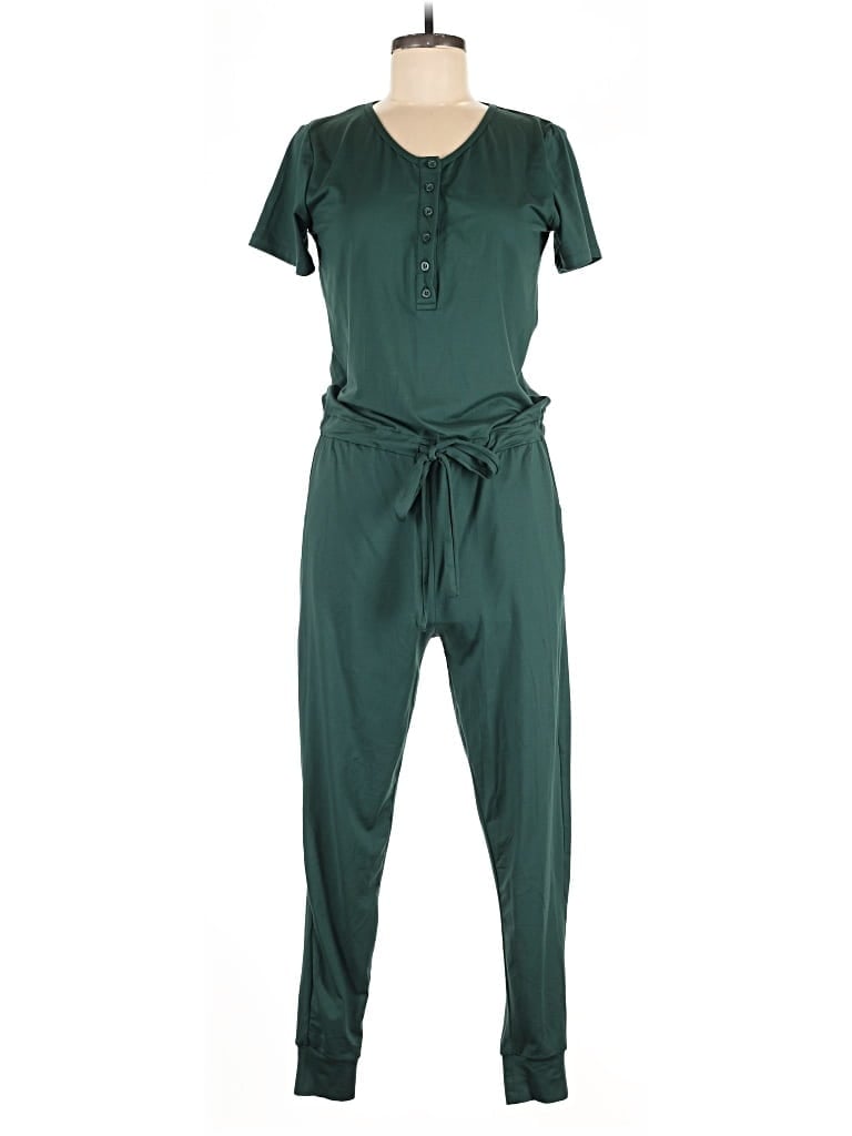 Pre-owned Senita Athletics Jumpsuit In Green