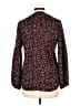 Harve Benard 100% Polyester Floral Black Long Sleeve Blouse Size M - photo 2