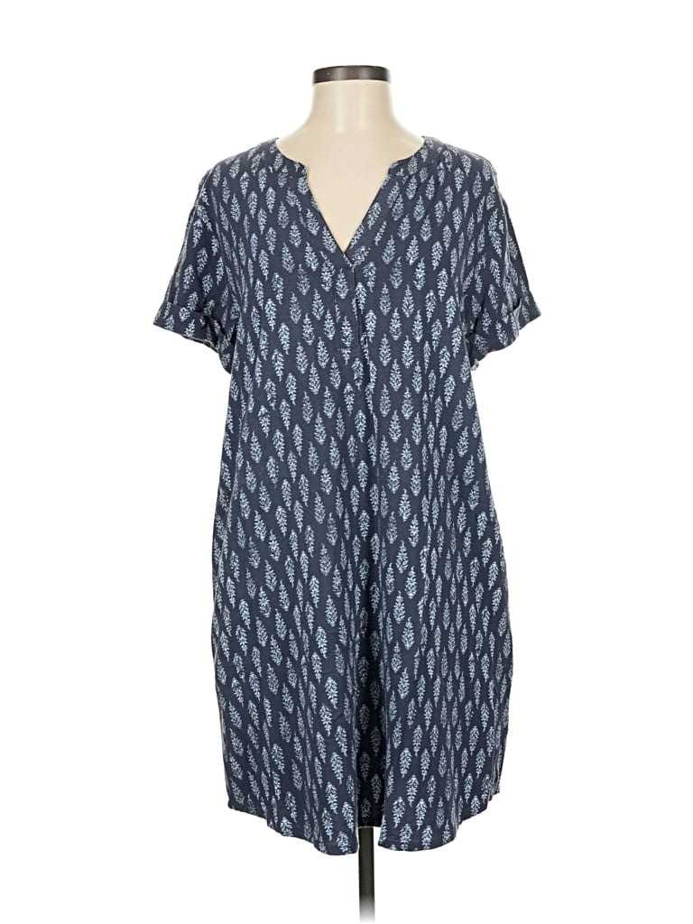 Pre-owned A.n.a. A New Approach Casual Dress In Blue