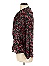 Harve Benard 100% Polyester Floral Black Long Sleeve Blouse Size M - photo 5