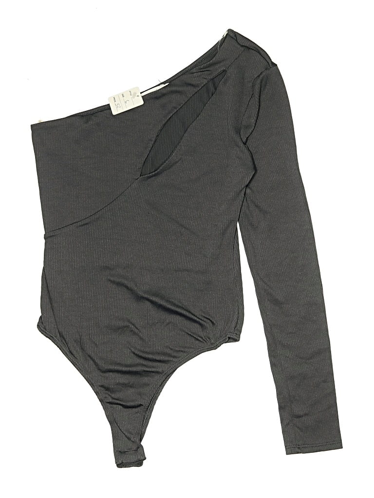 Pre-owned Lush Bodysuit In Gray