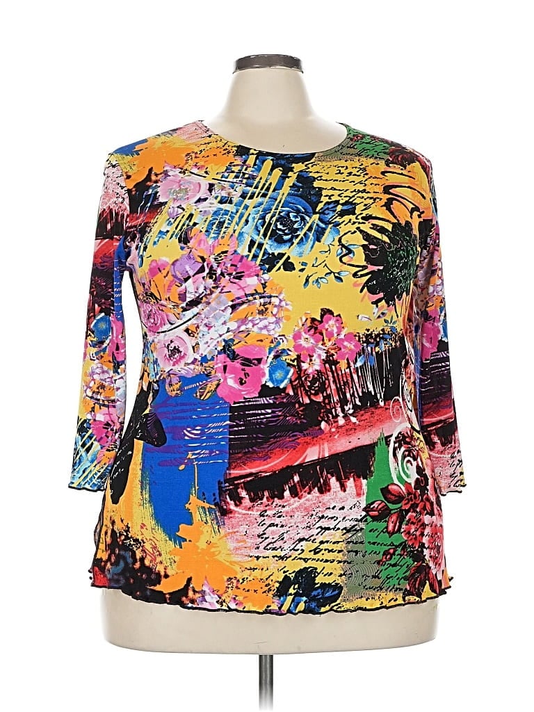 Click to view more detailed imagery on our partner's website Pre-owned Jostar 3/4 Sleeve T-shirt In Gold