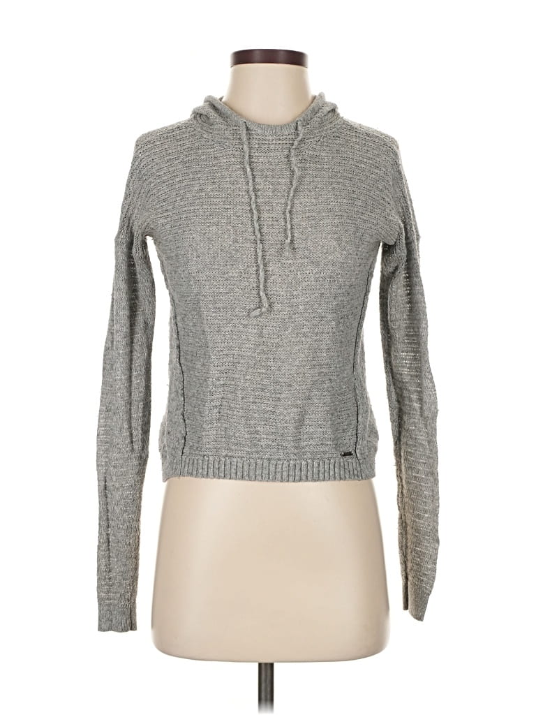 Pre-owned Abercrombie & Fitch Pullover Sweater In Gray