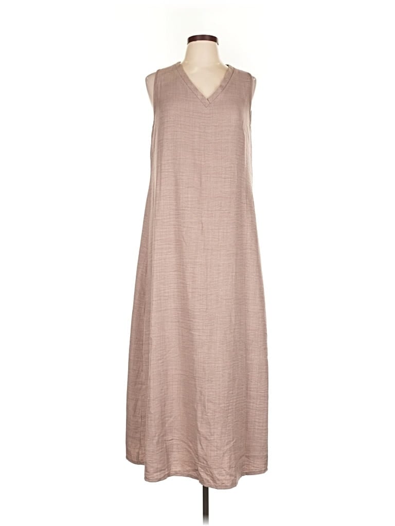 Pre-owned Shein Casual Dress In Brown