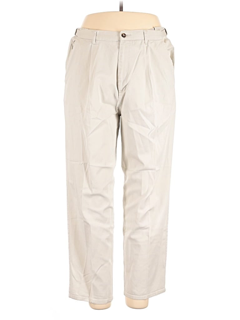 Pre-owned Travelsmith Khaki Pant In White
