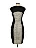 Jax 100% Polyester Graphic Black Cocktail Dress Size 4 - photo 2