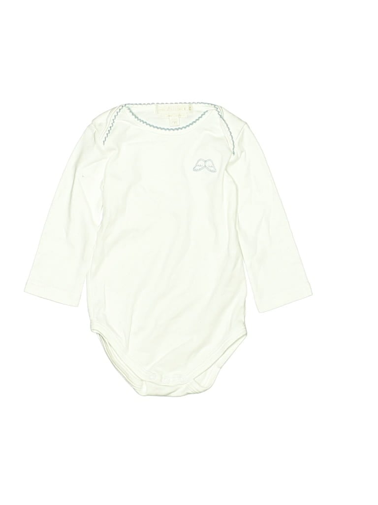 Click to view more detailed imagery on our partner's website Pre-owned Marie Chantal Babies' Long Sleeve Onesie In White
