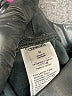 Crewcuts 100% Polyurethane Metallic Silver Track Pants Size 12 - photo 3