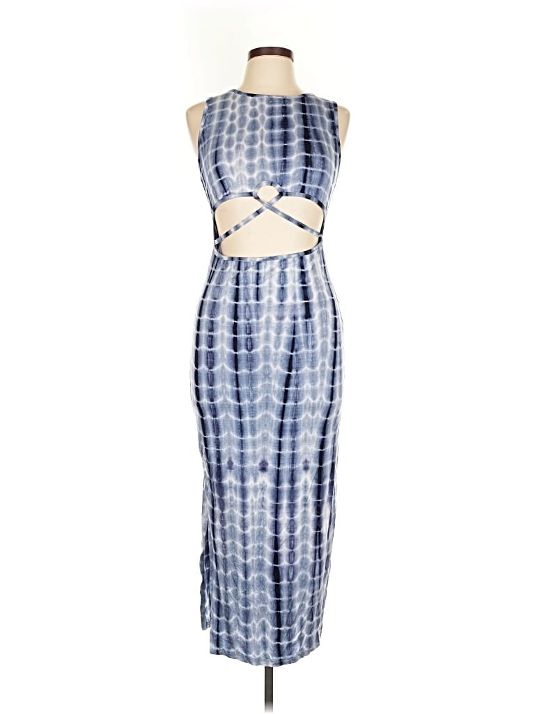 Pre-owned Shein Casual Dress In Blue