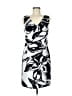 Donna Ricco Graphic White Cocktail Dress Size 6 - photo 1