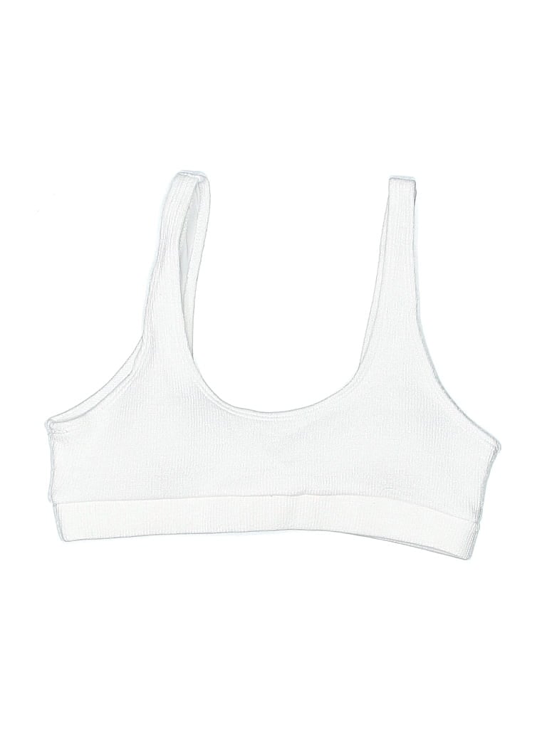 Pre-owned Unbranded Swimsuit Top White Swimwear