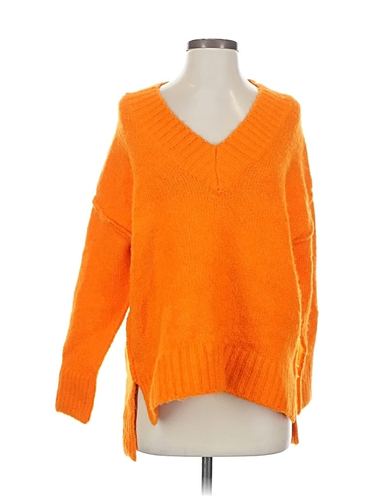 Pre-owned Primark Pullover Sweater In Orange