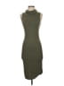 Leith Solid Green Casual Dress Size XS - photo 1