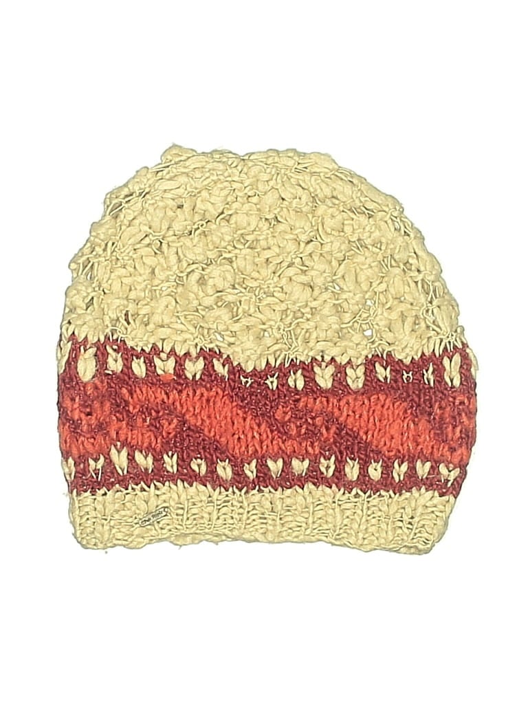 Pre-owned Unbranded Beanie Hat In Brown