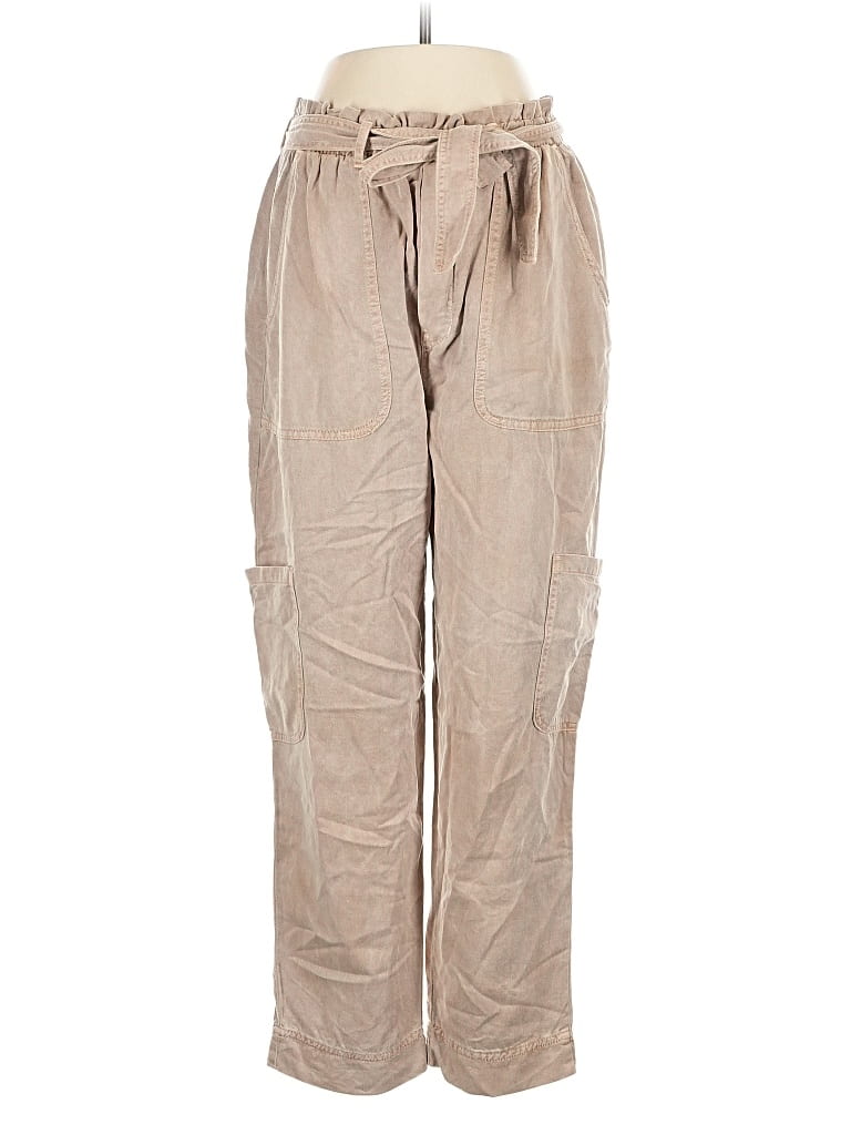 Pre-owned Bella Dahl Cargo Pants In Brown