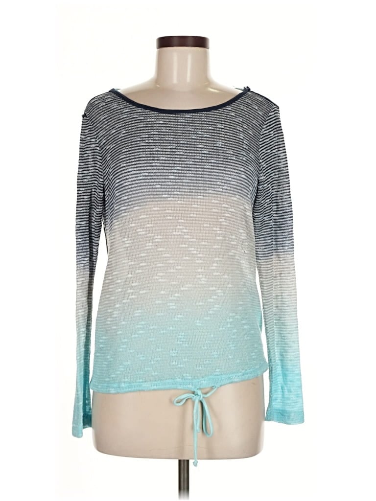 Pre-owned Young Fabulous & Broke Pullover Sweater In Blue