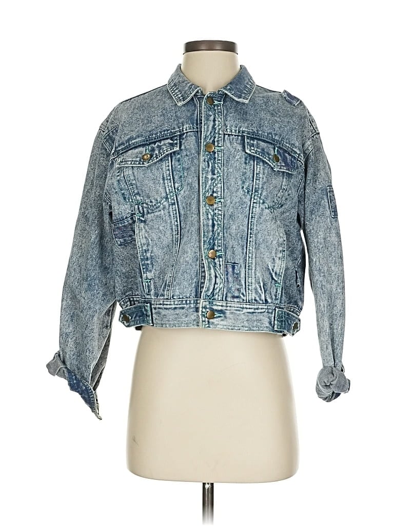 Pre-owned Unbranded Denim Jacket In Blue
