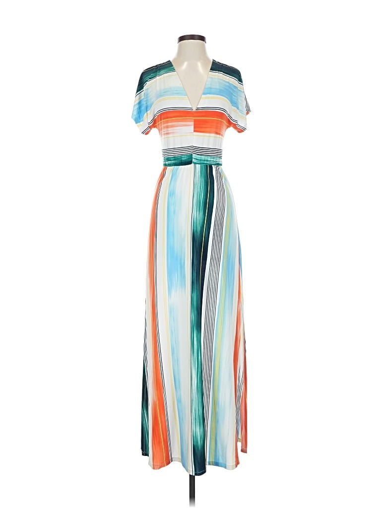 Pre-owned Bcbgmaxazria Casual Dress In Blue