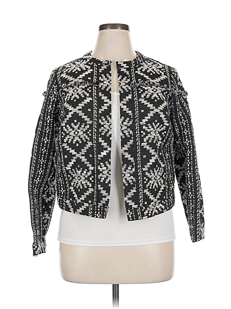 WHO WHAT WEAR Pre-owned Jacket In Black