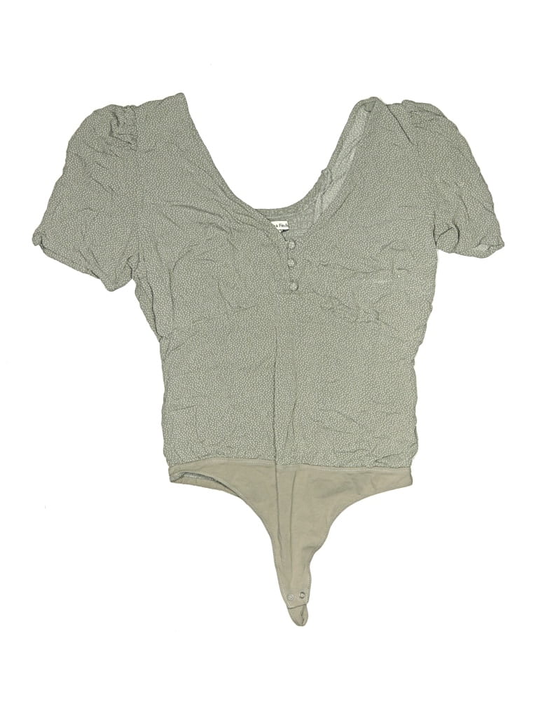 Pre-owned Abercrombie & Fitch Bodysuit In Green