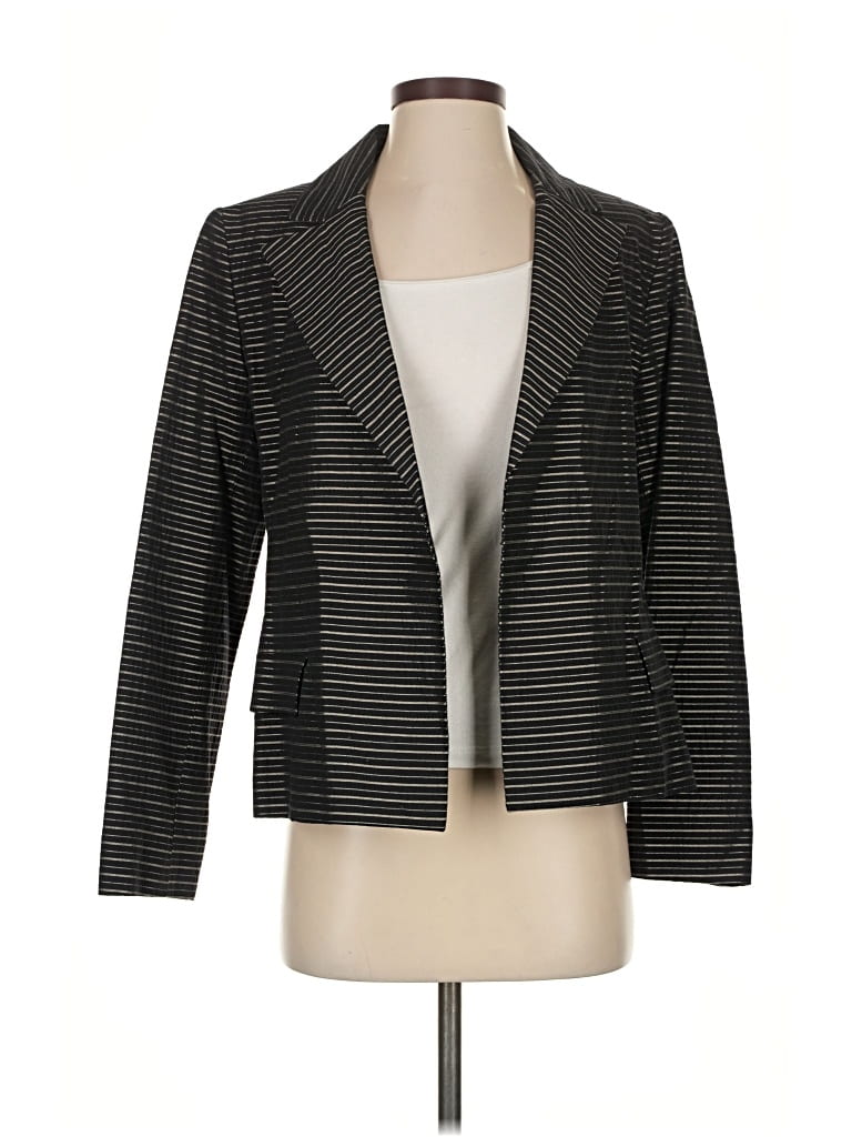 Pre-owned Jones New York Signature Blazer Jacket In Gray