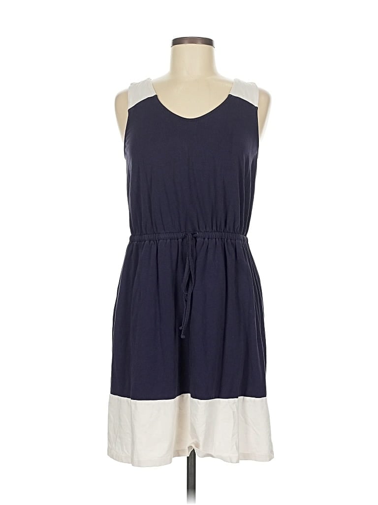 Pre-owned Ann Taylor Loft Outlet Casual Dress In Blue