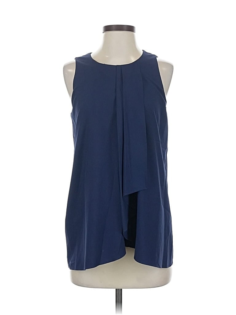 Pre-owned Barneys New York Sleeveless Blouse In Blue