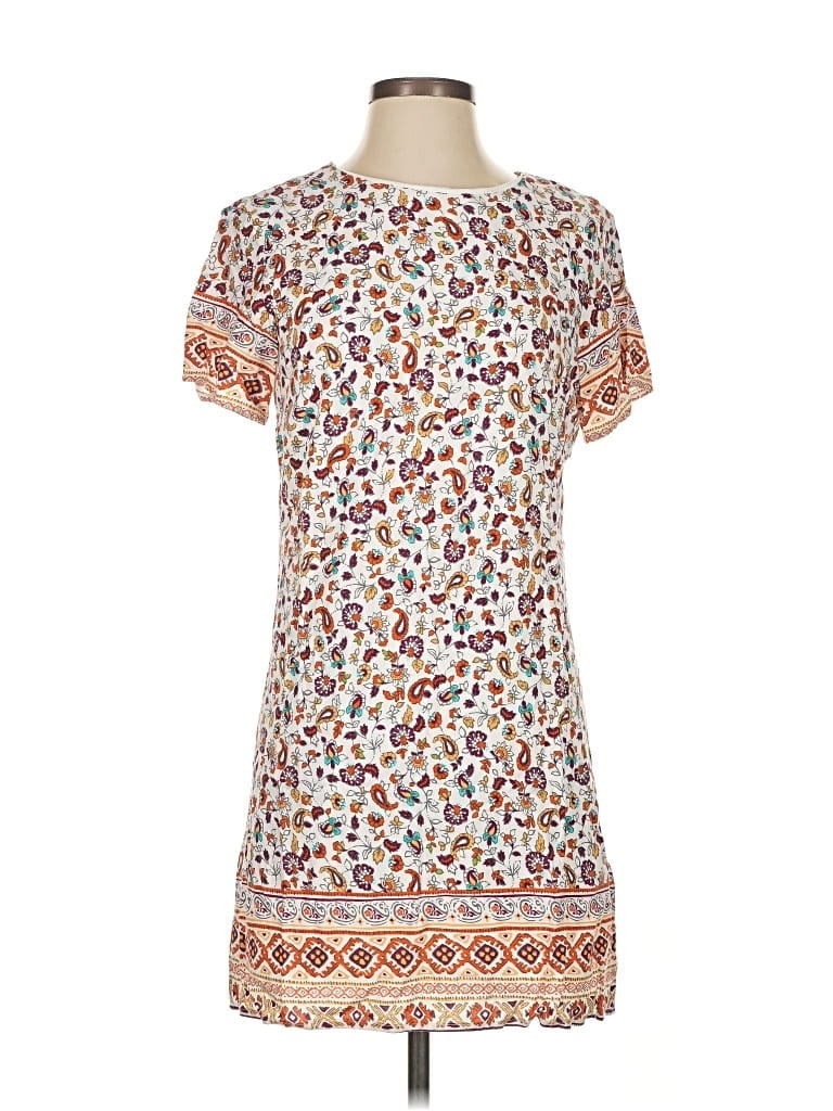 Pre-owned Lulus Casual Dress In White