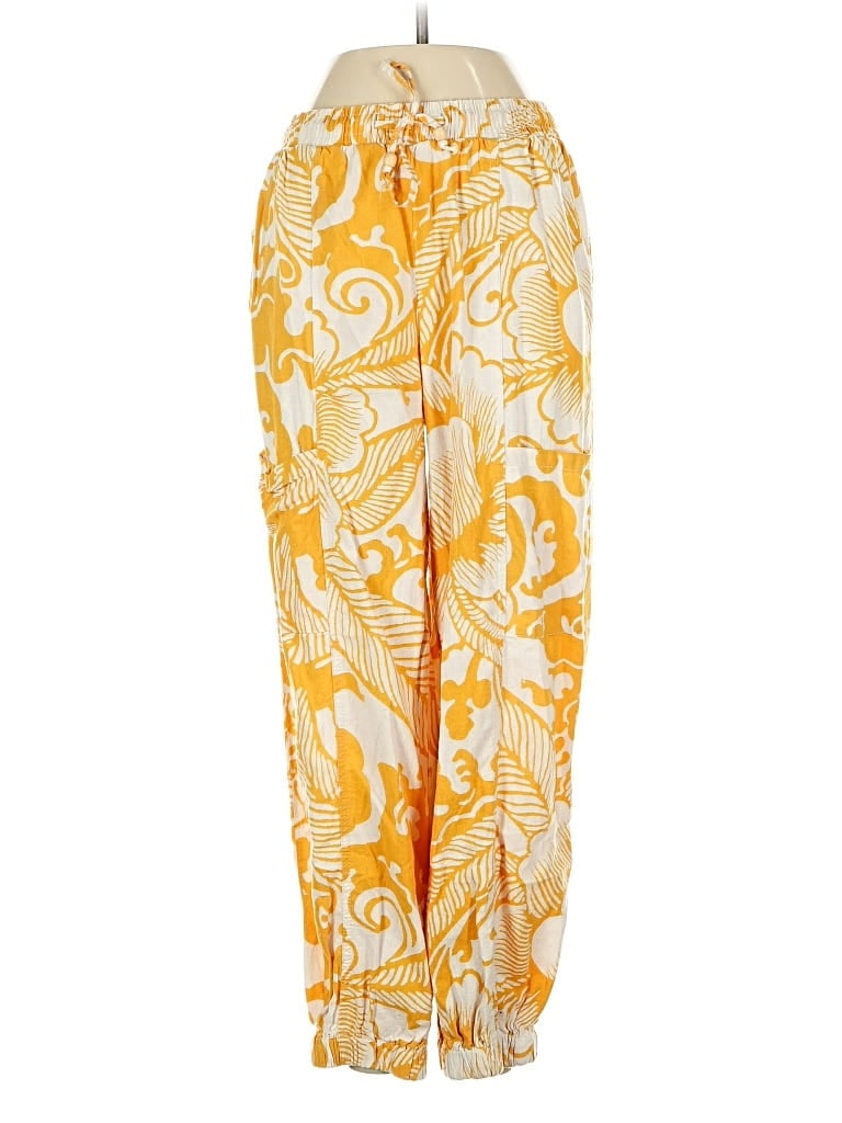 HAUTE HIPPIE Pre-owned Linen Pants In Yellow