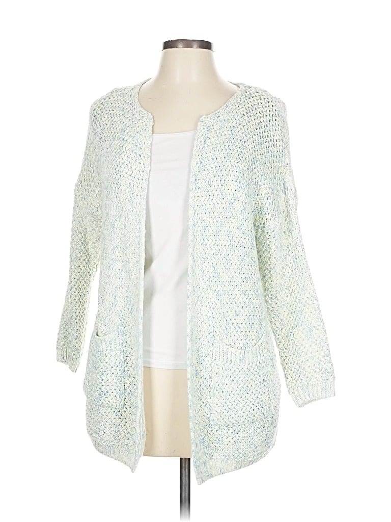 Pre-owned Assorted Brands Cardigan Sweater In Green