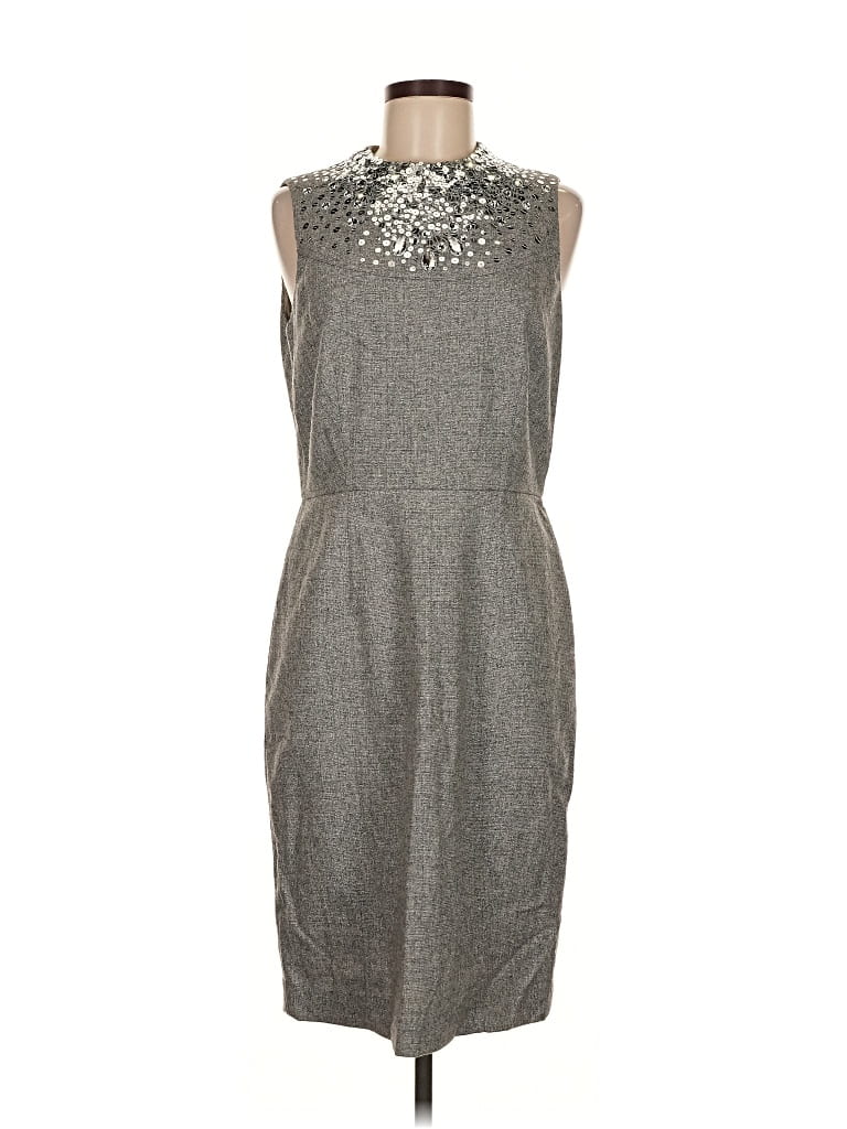 Pre-owned Lavender Label By Vera Wang Cocktail Dress In Gray